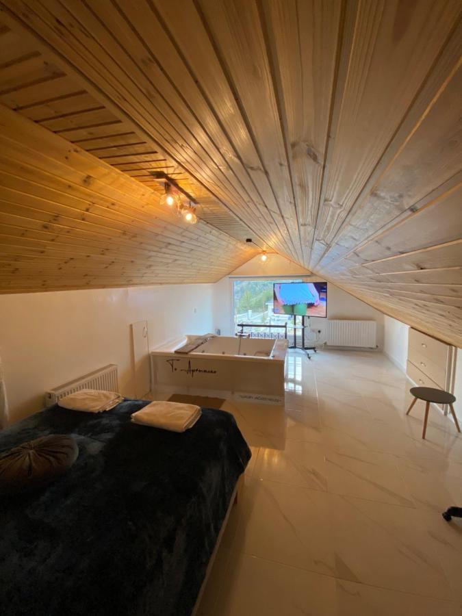 Appartement Aprosmeno Jacuzzi House 2 à Agros Extérieur photo